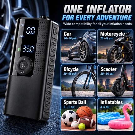 Enerova™ Air Pump & Smart Tire Inflator