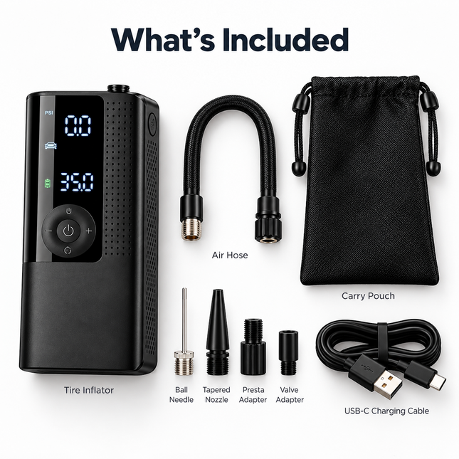 Enerova™ Air Pump & Smart Tire Inflator